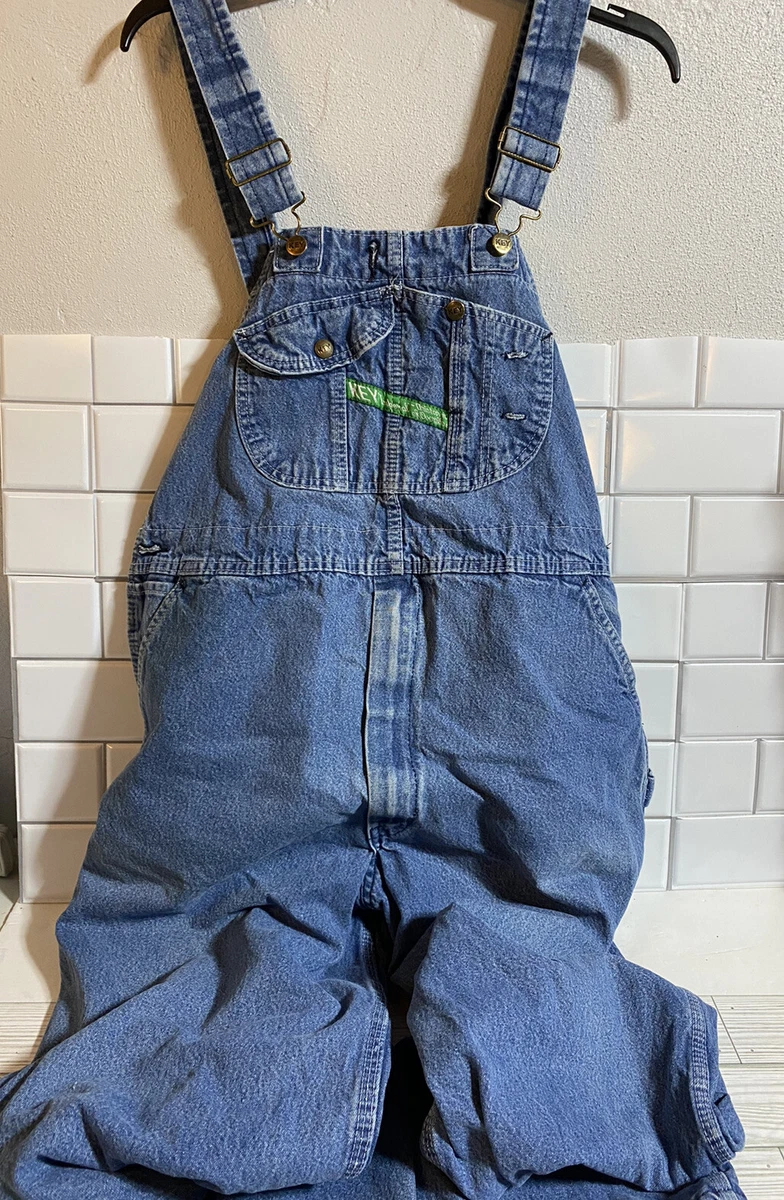 Key denim bib overalls discount