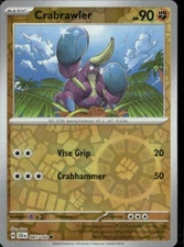 Pokémon TCG Crabrawler #87 Holo Stellar Crown