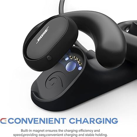 Alternate view of Portable Magnetic Headset Charging Base Usb Bose Sport Open Earbuds