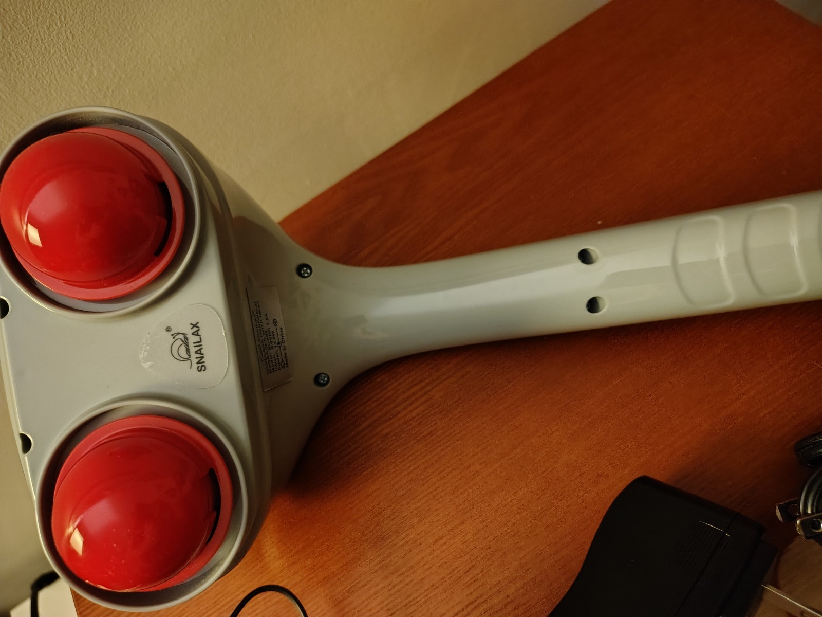 Snailax Cordless Handheld Back Massager with Heat Deep Tissue Percussion SL-498