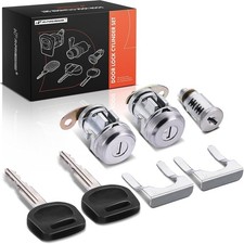 Ignition Door Lock Cylinder Kit With Keys Compatible With Freightliner Ignition Door Lock Cylinder Kit With Keys Compatible With Freightliner