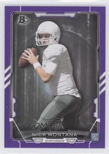 2015 Bowman Rookies Purple Nick Montana #110 2d7