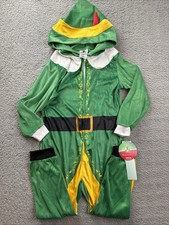 Boys Youth Small 6/7 Buddy The Elf Christmas Long Sleeve One Piece Union Suit