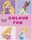 NEW Disney Princess COLOUR FUN colouring book Tiana Aurora Rapunzel Cinderella