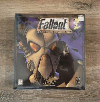 Fallout 2 CD-ROM Big Box Interplay Vintage SEALED RARE 1998