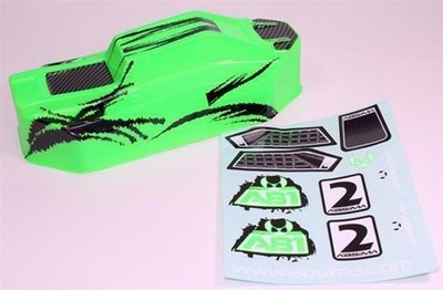 Absima Karosserie grün 1:10 Hot Shot Buggy Brushed / 1230074