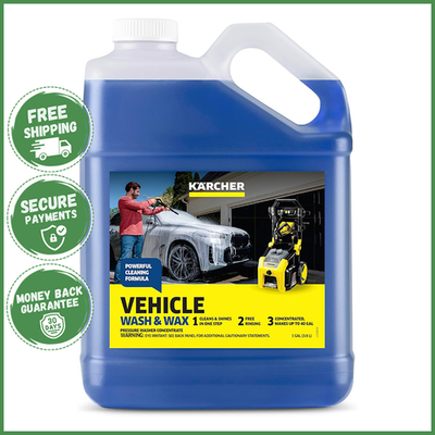#ad KARCHER CAR WASH amp; WAX SOAP For Pressure Washer Truck Motor UTV RV Cleaner 1 GAL $28.11
