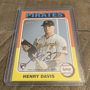 2024 Topps Heritage - Real One Autographs Henry Davis #ROA-HD (AU, RC)