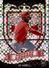 2021 Panini Chronicles Jo Adell Rookie Crusade Building Blocks Prizm #3 Angels