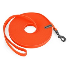 20ft Orange Long Leash - Waterproof Training Dog Leash for Recall, Swimming, ...