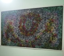 quadro olio su tela -opera grande dimensione astratta