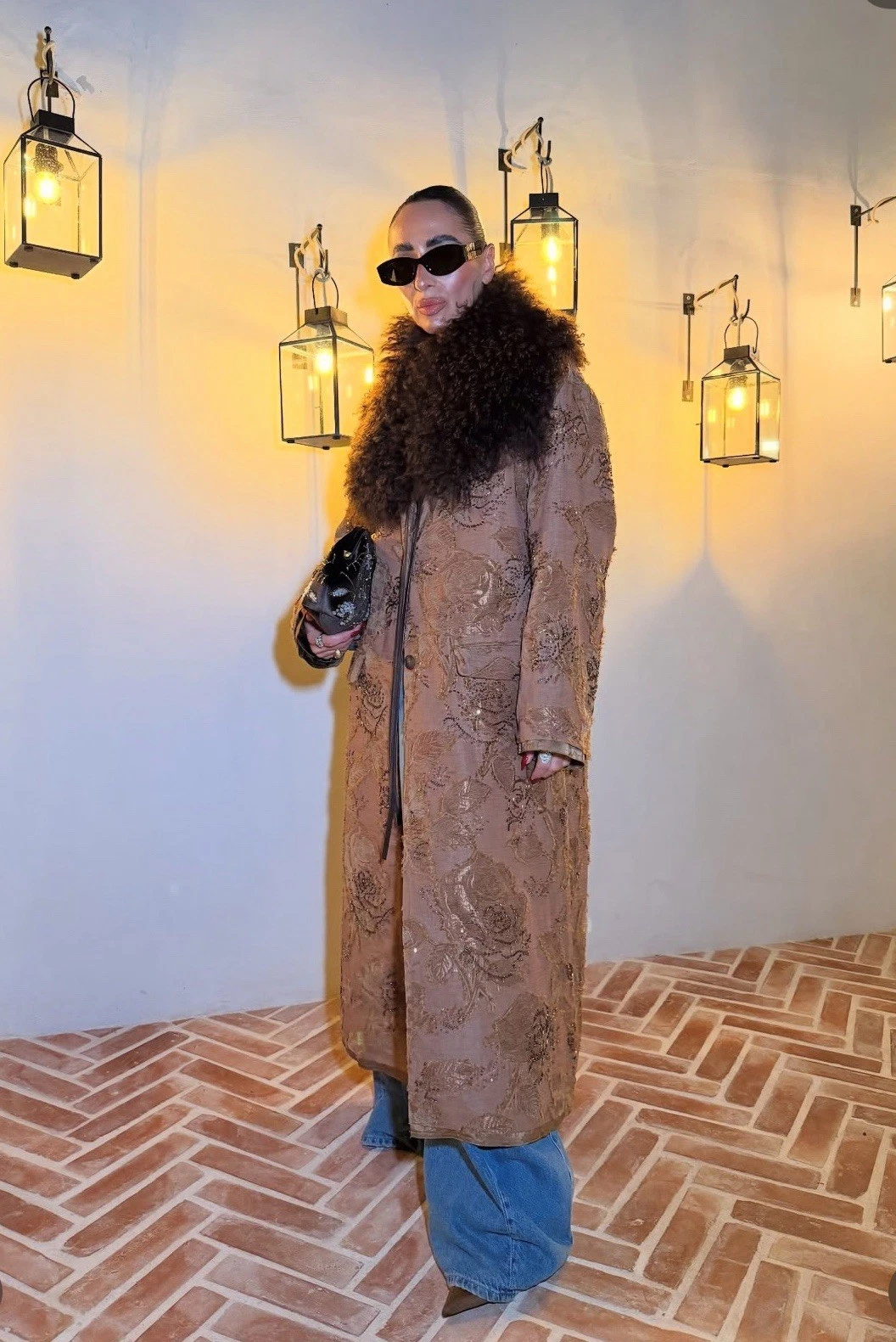 ZARA : Limited Edition ZW Embroidered Long Coat : 3736/253 | S