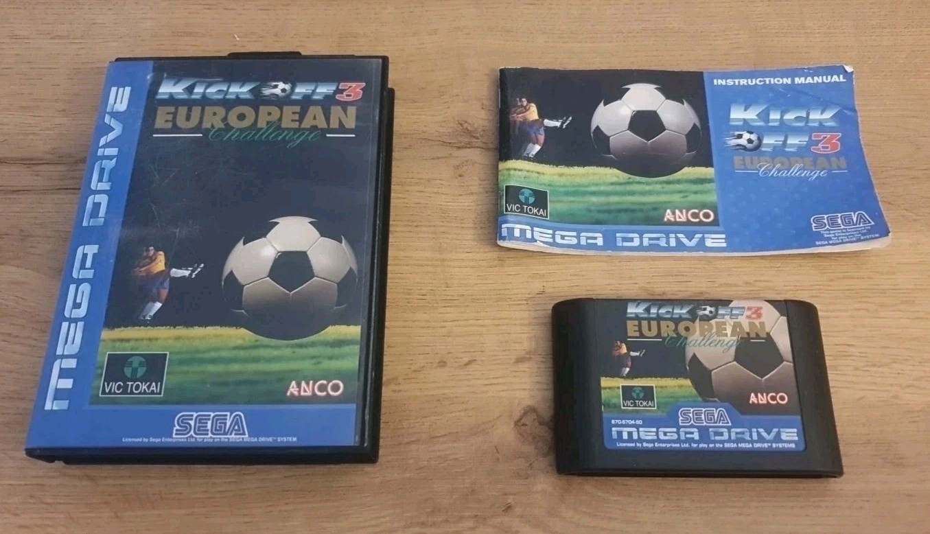 Sega Mega Drive - Kick Off 3 European Challenge - Complet - MEGADRIVE EUR
