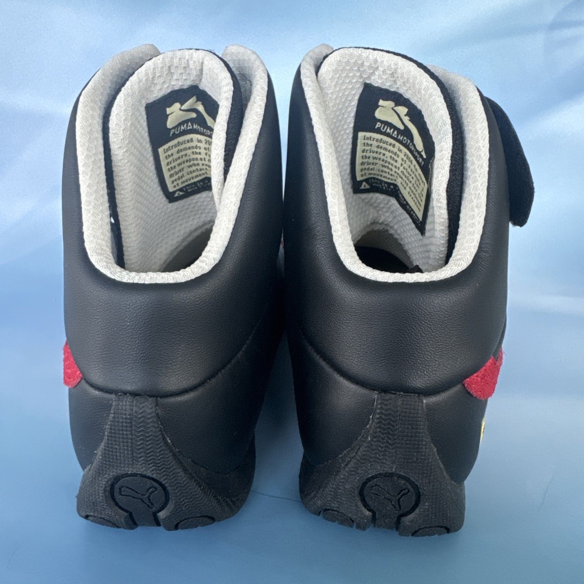 Size 9 - Scuderia Ferrari x Puma Future Cat Mid Black Rosso Corsa