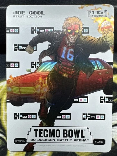 2026 Bo Jackson Battle Arena Tecmo Bowl Joe Cool Sore Thumb Fire ST341