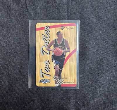 1994-95 Classics Sprint phone card featuring basketball player Donyell Marshall.