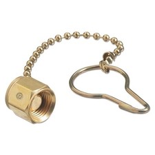 Chain & Plug Assemblies, Plug Assembly, 200 psi, Acetylene, Brass Western