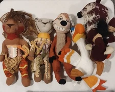 Disney The Lion King Broadway Musical Plush Lot Of 5 Simba Pumbaa Zazu Timon Nal