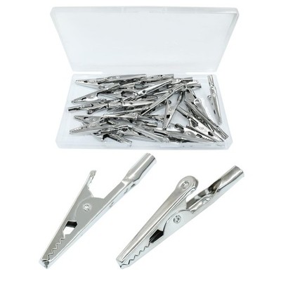 100 PCS 51mm Metal Alligator Clips 2 Inch Small Crocodile Clamps Craft