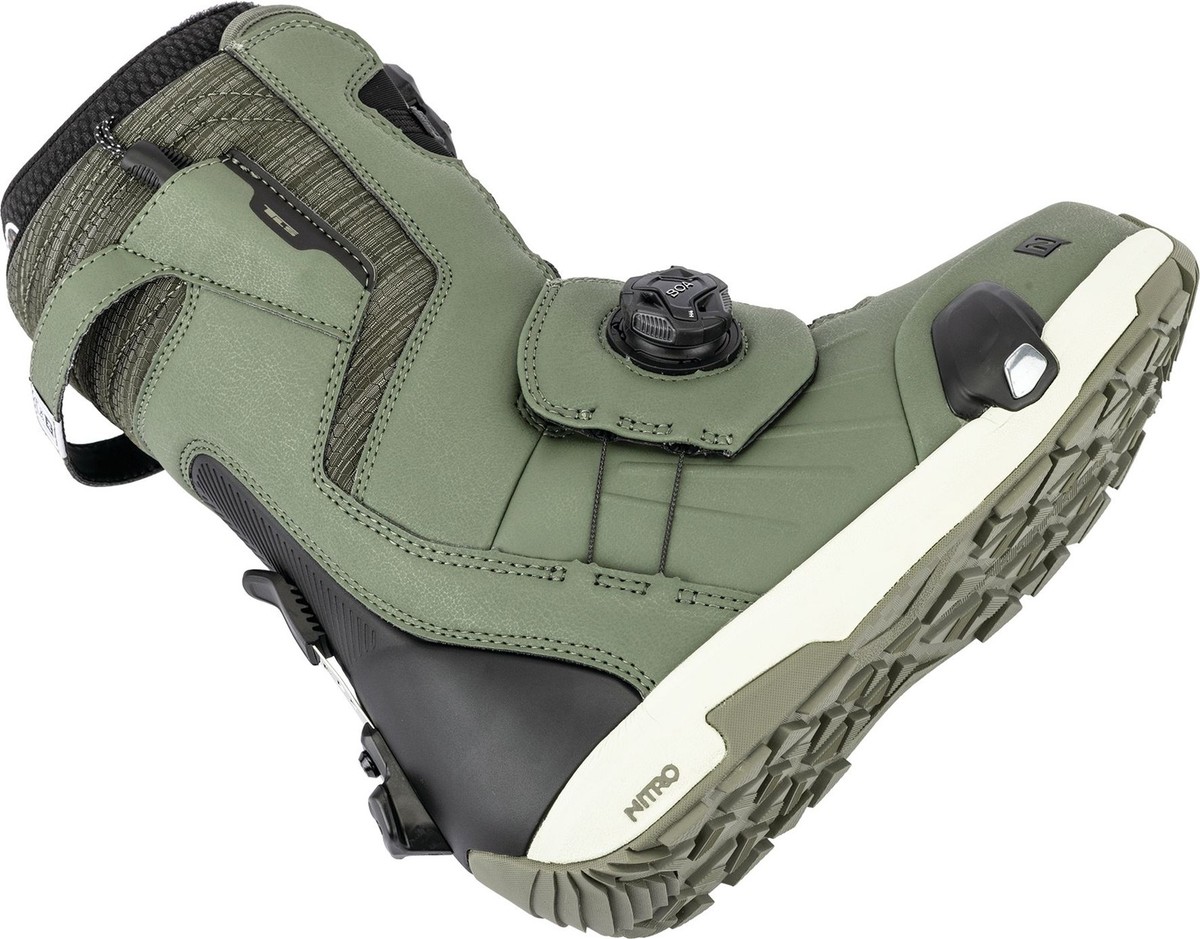 Nitro Profile Step On TLS Men's Snowboard Boots, Shadow, M14