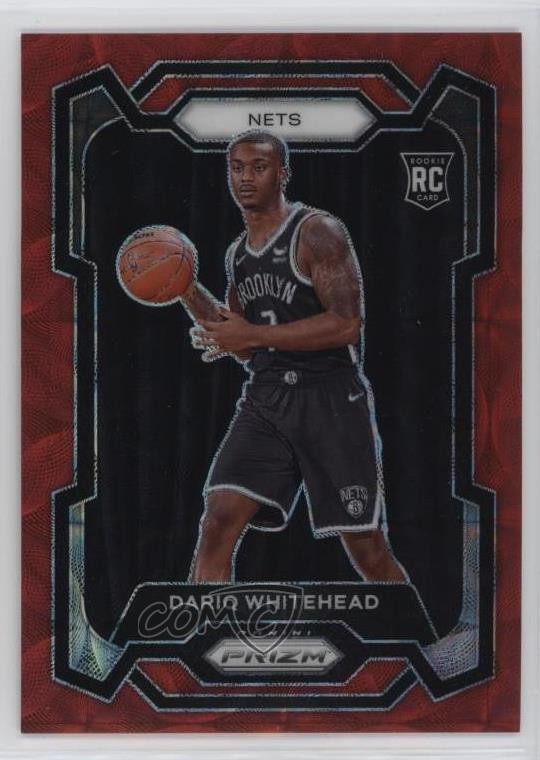 2023-24 Panini Prizm Choice Red Prizm 80/88 Dariq Whitehead #175 12cb