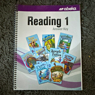 Abeka Reading 1 Answer Key Answer Book Spiral Elementary School Beginner Reading