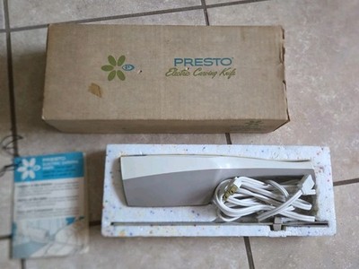 Vintage Presto Deluxe Electric Carving Knife PN02A (Made in USA) Original Box
