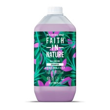 Faith In Nature Lavender & Geranium Shampoo 5L Refill for Normal Hair Vegan Crue 11.03 per litre