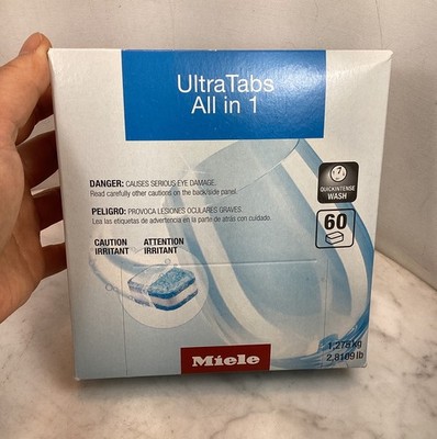 Miele UltraTabs All-in-1 Dishwasher Tabs / 60 Count Sealed