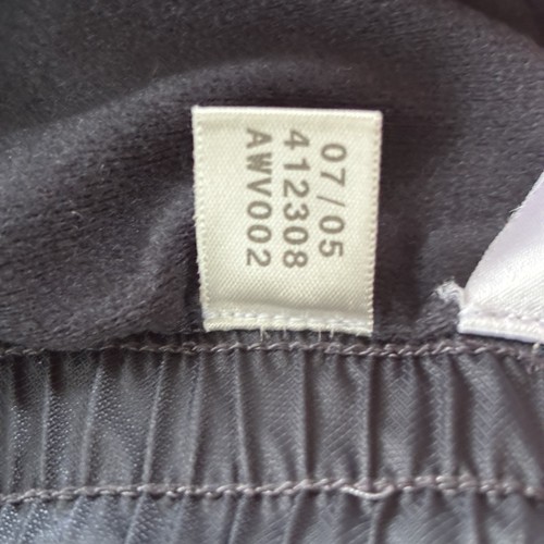 vintage Y2K-era black Adidas nylon windbreaker track pants Linned Size Large - Afbeelding 4 van 6