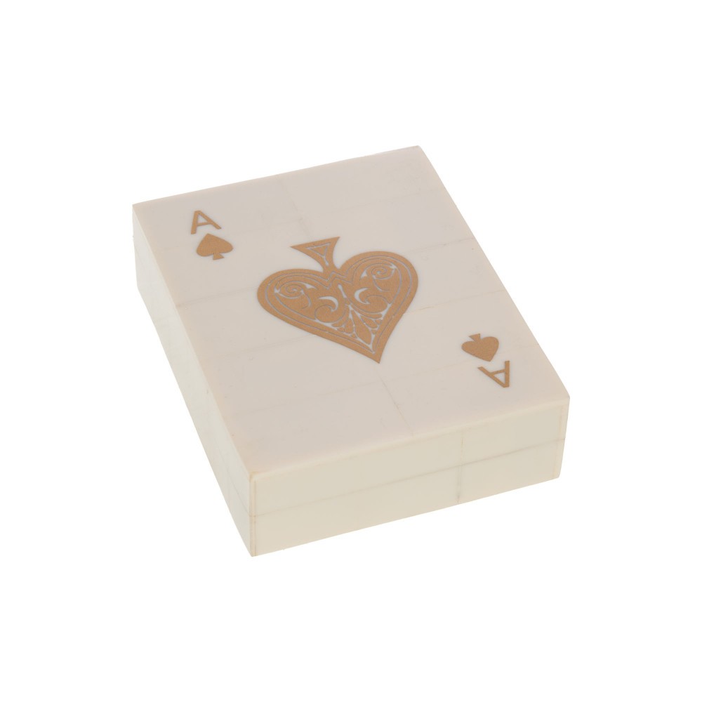 Boite décorative en résine de salon pour ranger vos jeux de cartes