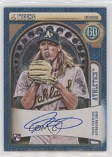 2021 Topps Gypsy Queen Gypsy Queen Blue 41/99 Jordan Weems #GQA-JW Auto 04tw