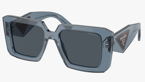 Prada PR 23YS 19O70B Sunglasses - Transparent Graphite Frame Grey 51mm