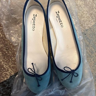Repetto light blue ballet shoes