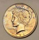 1922 P Peace Dollar TRUE MULTI RAINBOW TONED GENUINE VAM 2AN SUPER RARE RARE GEM
