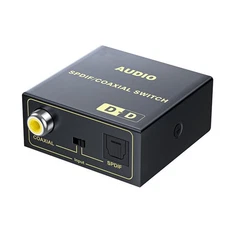 Coaxial to Optical Sound Converter Multifunction Metal Shell SPDIF Optical