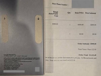 Google - Pixel 10 Pro 128GB (VERIZON LOCKED) | Moonstone