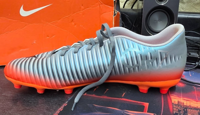 Nike Mercurial Vapor 11 CR7 ACC FG Cool Grey Metallic Size 13 With