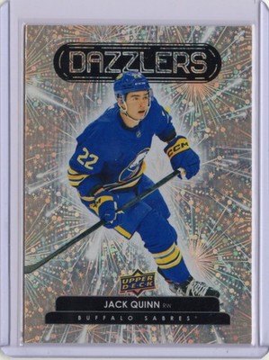 2022-23 UD Series 2 Jack Quinn Orange Dazzler DZ-65 Sabres Fire Sale!
