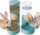 35oz Hanging Automatic Food Water Dispenser Gravity Pet Auto Feeder Waterer