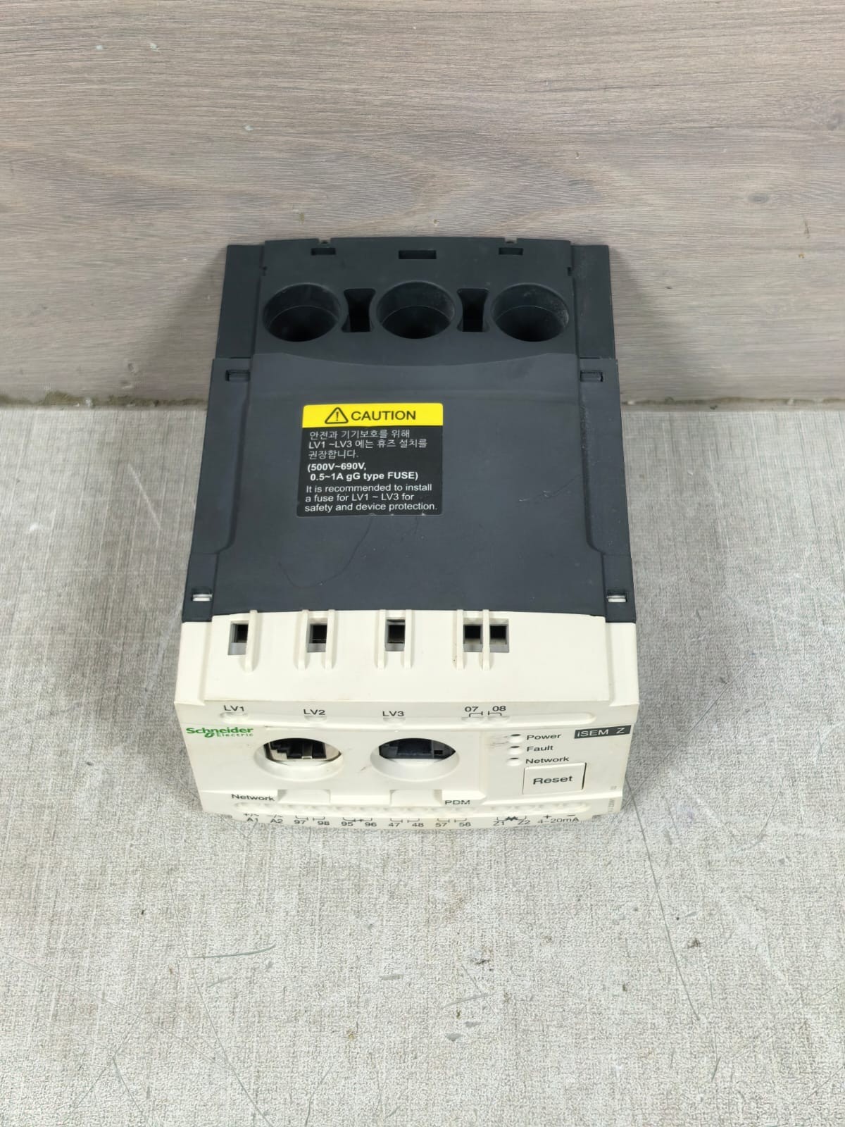 Schneider Electric ISEM Z ISEMZ-WRUH SCHNEIDER ELECTRIC ISEM Z ISEMZ-WRUH DIGITAL MOTOR PROTECTION RELAY 11