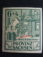 RAL5 /  SBZ 87 VI Plattenfehler Fleck in Gerüststange / postfrisch
