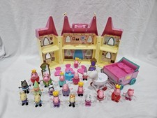 Peppa Pig Princesa Castillo Juego Carruaje de Caballos Figura Real Accesorios Lote