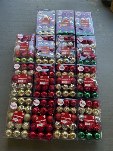 Shatterproof Christmas Ornament Set