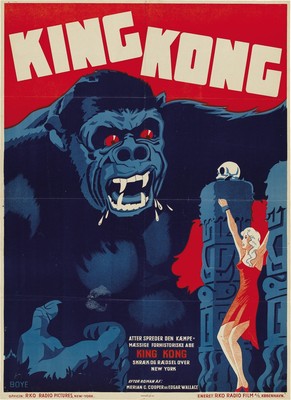 king kong 1933 A3 Poster 12-16inch 30-40cm Film Movie Cinema Kult Retro Art Cla