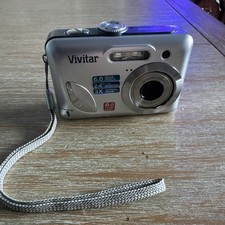 Vivitar Digital Camera Vivicam 6324 6.0MP Silver Tested