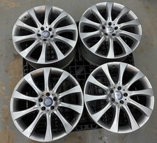 (4) 20” S550 CL600 Oem Mercedes Benz Alaraph Sterling Silver Wheels Rims W221