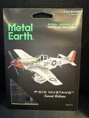 Fascinations Metal Earth P-51D Mustang Sweet Arlene 3D Metal Model Kit #MMS180