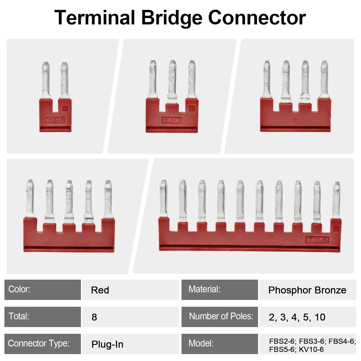Terminal Block Kit, Rail Type Voltage Terminal, KV2.5B 600V 32A 28-12 AWG Compac