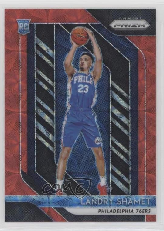 2018-19 Panini Prizm Choice Red Prizm 32/88 Landry Shamet #199 Rookie RC x5u